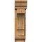 Ekena Millwork Balboa Traditional Rough Sawn Bracket w/ Offset Brace, Western Red Cedar, 6"W x 18"D x 22"H BKT0604X18X22BOA01RWR - alternate 4